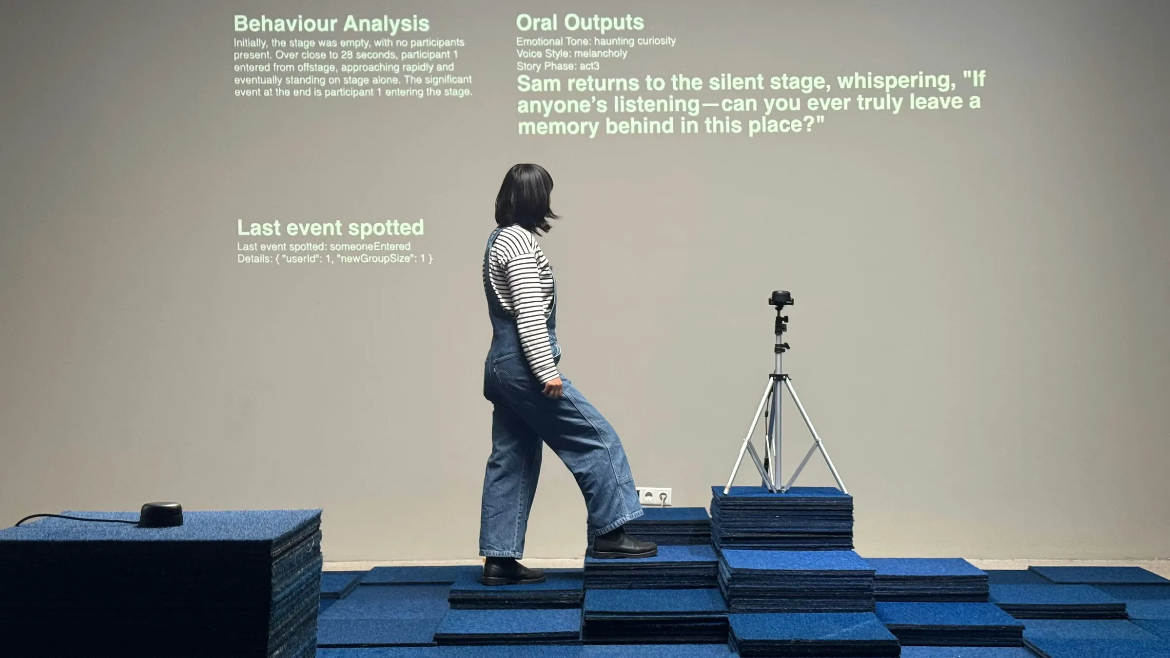 Spatial AI - The Floor installation view